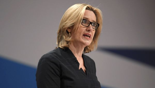 British Home Secretary Amber Rudd delivers her keynote address at the annual Conservative Party Conference in Birmingham, Britain, October 4, 2016 British Home Secretary Amber Rudd delivers her keynote address at the annual Conservative Party Conference in Birmingham, Britain, October 4, 2016 - Sputnik International