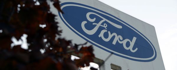 View of logo of the Ford car factory in Genk, some 100kms north east of Brussels - Sputnik International