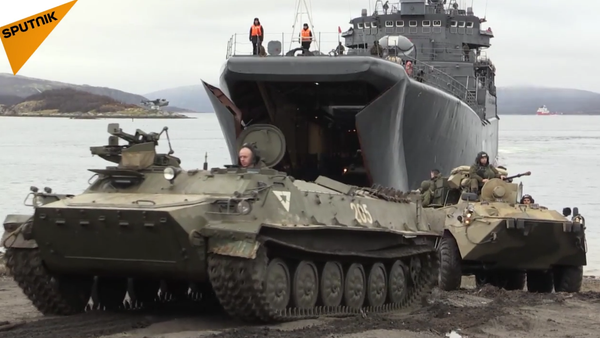 Russia's Northern Fleet Holds Drills in the Arctic - Sputnik International