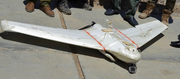 A drone belonging to Islamic State group which was shot down by Iraqi security forces outside Fallujah, 40 miles (65 kilometers) west of Baghdad, Iraq. A drone belonging to Islamic State group which was shot down by Iraqi security forces outside Fallujah, 40 miles (65 kilometers) west of Baghdad, Iraq. - Sputnik International