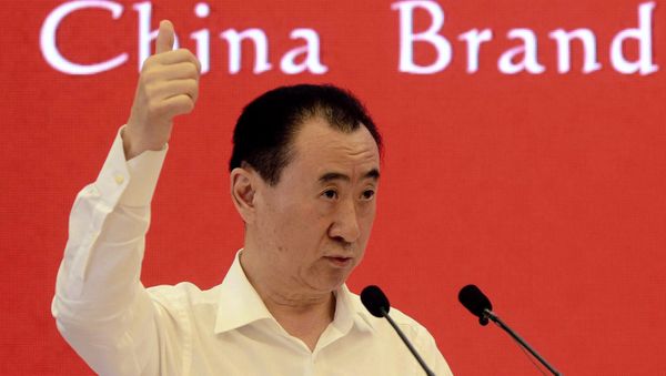 This picture taken on July 16, 2015 shows Wang Jianlin, chairman of property giant Wanda Group, attending the China Brand Forum in Beijing. This picture taken on July 16, 2015 shows Wang Jianlin, chairman of property giant Wanda Group, attending the China Brand Forum in Beijing. - Sputnik International