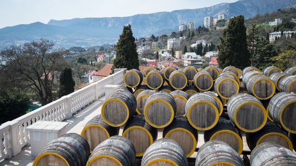 The Massandra wine-making factory in the Crimea - Sputnik International
