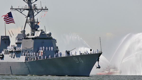 The USS Nitze, a Guided Missile Destroyer is pictured in New York Harbor, May 24, 2006 - Sputnik International