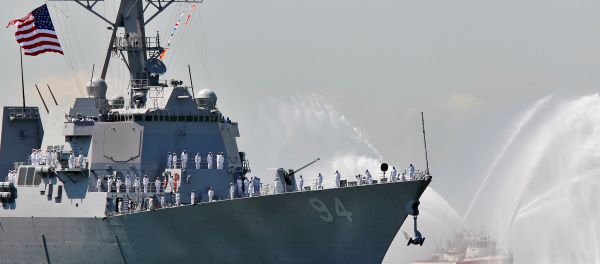 The USS Nitze, a Guided Missile Destroyer is pictured in New York Harbor. file photo The USS Nitze, a Guided Missile Destroyer is pictured in New York Harbor. file photo - Sputnik International