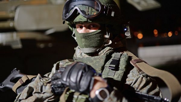 A soldier at the Russian Army Festival in Moscow - Sputnik International