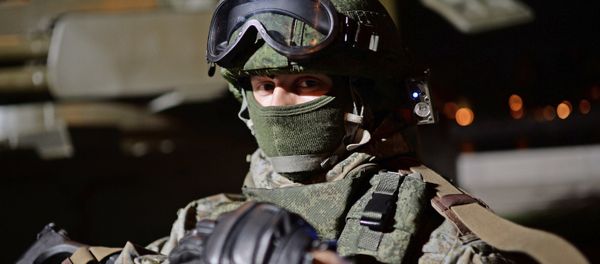 A soldier at the Russian Army Festival in Moscow A soldier at the Russian Army Festival in Moscow - Sputnik International