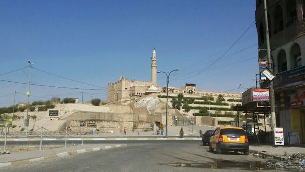 In this Saturday, July 19, 2014 file photo, the Mosque of The Prophet Younis, or Jonah, in Mosul, 225 miles (360 kilometers) northwest of Baghdad, Iraq - Sputnik International