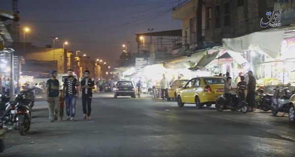 This image made from video posted online on Monday, Oct. 17, 2016 by Amaq News Agency of the Islamic State militant group shows a street scene in Mosul, Iraq - Sputnik International