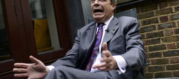 Former UKIP leader Nigel Farage speaks during an interview with Reuters at his Westminster office in London, Britain September 21, 2016. - Sputnik International