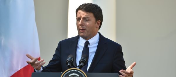 talian Prime Minister Matteo Renzi speaks during a joint press conference with US President Barack Obama at the White House in Washington, DC, October 18, 2016 talian Prime Minister Matteo Renzi speaks during a joint press conference with US President Barack Obama at the White House in Washington, DC, October 18, 2016 - Sputnik International