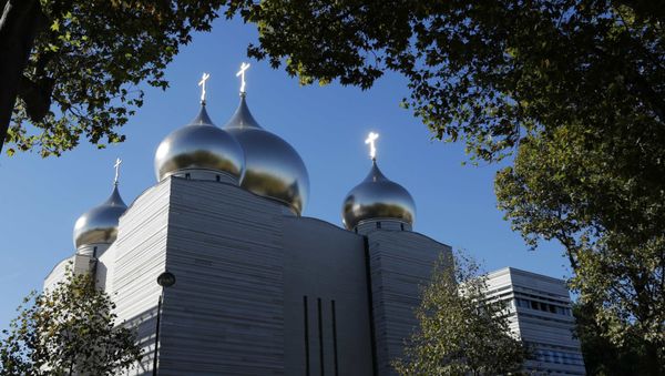 A view shows the Russian Orthodox Cathedral Sainte-Trinite and spiritual centre before its inauguration in Paris, France, October 4, 2016. - Sputnik International
