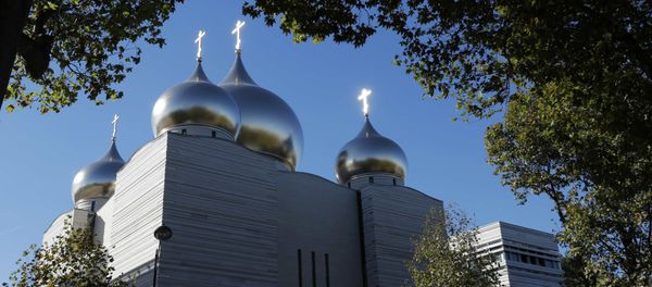 A view shows the Russian Orthodox Cathedral Sainte-Trinite and spiritual centre before its inauguration in Paris, France, October 4, 2016. - Sputnik International