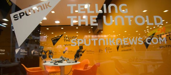 Stand of the Sputnik International Information Agency Stand of the Sputnik International Information Agency - Sputnik International