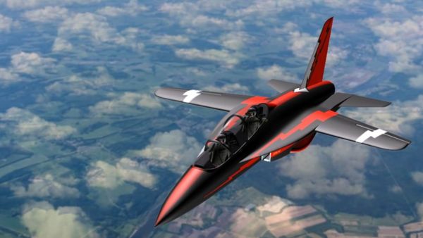 Russia to Test Unique SR-10 Forward-Swept Wing Jet Trainer Within Three Years Russia to Test Unique SR-10 Forward-Swept Wing Jet Trainer Within Three Years - Sputnik International