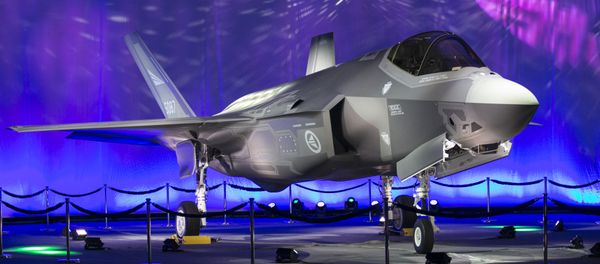 First Norwegian Armed Forces Lockheed Martin F-35A Lightning II, known as AM-1 Joint Strike Jet Fighter, is unveiled during the rollout celebration at Lockheed Martin production facility in Fort Worth, TX First Norwegian Armed Forces Lockheed Martin F-35A Lightning II, known as AM-1 Joint Strike Jet Fighter, is unveiled during the rollout celebration at Lockheed Martin production facility in Fort Worth, TX - Sputnik International