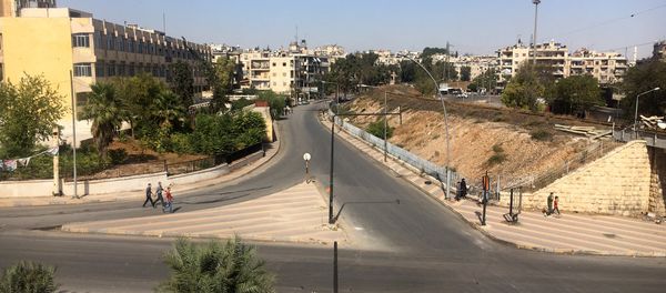 The area of the humanitarian corridor in Aleppo, Syria The area of the humanitarian corridor in Aleppo, Syria - Sputnik International