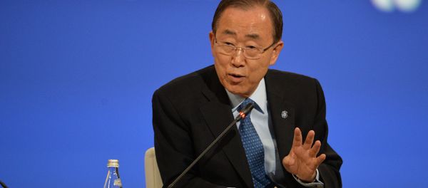 U.N. Secretary-General Ban Ki-moon speaks at the opening ceremony of the 20th St. Petersburg International Economic Forum. (File) U.N. Secretary-General Ban Ki-moon speaks at the opening ceremony of the 20th St. Petersburg International Economic Forum. (File) - Sputnik International