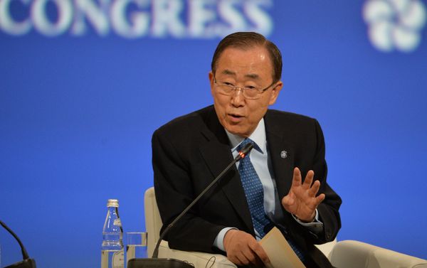 U.N. Secretary-General Ban Ki-moon speaks at the opening ceremony of the 20th St. Petersburg International Economic Forum. (File) U.N. Secretary-General Ban Ki-moon speaks at the opening ceremony of the 20th St. Petersburg International Economic Forum. (File) - Sputnik International