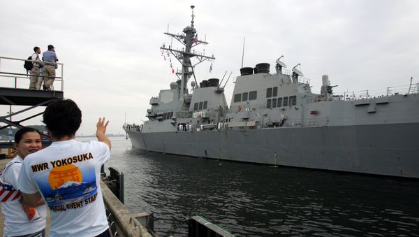U.S. Navy's guided-missile destroyer USS McCampbell (DDG85) arrives at Yokosuka naval base, south of Tokyo, Monday July 9, 2007 U.S. Navy's guided-missile destroyer USS McCampbell (DDG85) arrives at Yokosuka naval base, south of Tokyo, Monday July 9, 2007 - Sputnik International