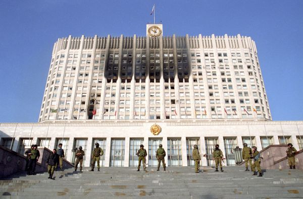 Soldiers of the Alpha special troop control the entrance to the Supreme Council building in October 1993. Alpha was one of the Soviet and Russian special forces units of the Ministry of Internal Affairs.Soldiers of the Alpha special troop control the entrance to the Supreme Council building in October 1993. Alpha was one of the Soviet and Russian special forces units of the Ministry of Internal Affairs. Soldiers of the Alpha special troop control the entrance to the Supreme Council building in October 1993. Alpha was one of the Soviet and Russian special forces units of the Ministry of Internal Affairs.Soldiers of the Alpha special troop control the entrance to the Supreme Council building in October 1993. Alpha was one of the Soviet and Russian special forces units of the Ministry of Internal Affairs. - Sputnik International