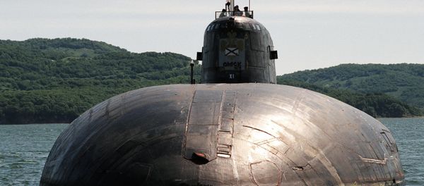 A nuclear-powered strategic missile submarine at sea - Sputnik International