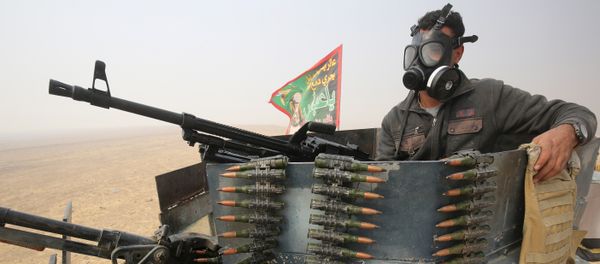 Iraqi forces gather in the al-Shura area, south of Mosul, on October 24, 2016, during an operation to retake the main hub city from the Islamic State (IS) group jihadists Iraqi forces gather in the al-Shura area, south of Mosul, on October 24, 2016, during an operation to retake the main hub city from the Islamic State (IS) group jihadists - Sputnik International
