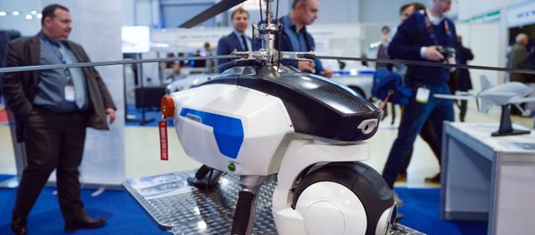 Osa drone displayed at Interpolitex 2015, the international homeland security exhibition in Moscow Osa drone displayed at Interpolitex 2015, the international homeland security exhibition in Moscow - Sputnik International