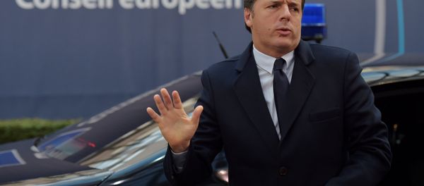 Italy's Prime Minister Matteo Renzi arrives at the EU summit in Brussels, Belgium October 21, 2016. - Sputnik International