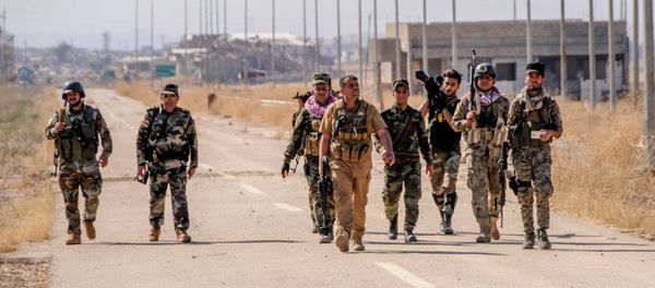 Peshmerga forces near Mosul, Iraq Peshmerga forces near Mosul, Iraq - Sputnik International