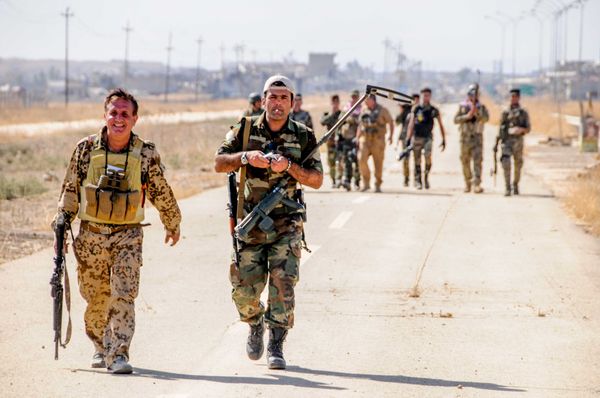 Peshmerga forces near Mosul, Iraq - Sputnik International