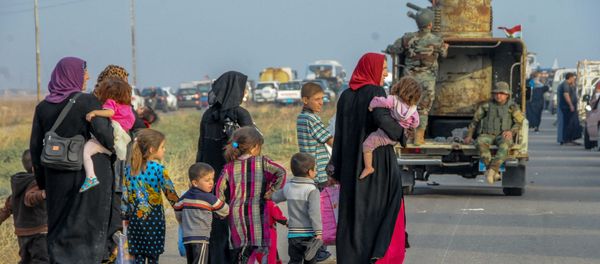 Refugees from Mosul - Sputnik International