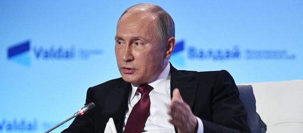 Russian President Vladimir Putin at the Plenary Session during 13th Annual Meeting of the Valdai Discussion Club in Sochi Russian President Vladimir Putin at the Plenary Session during 13th Annual Meeting of the Valdai Discussion Club in Sochi - Sputnik International