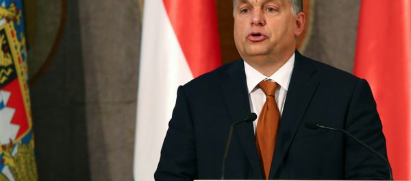 Hungarian Prime Minister Viktor Orban gives a speech during his visit at the Bavarian state parliament in Munich, Germany October 17, 2016. Hungarian Prime Minister Viktor Orban gives a speech during his visit at the Bavarian state parliament in Munich, Germany October 17, 2016. - Sputnik International