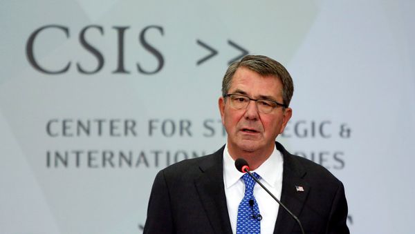US Defense Secretary Ash Carter speaks at the Center for Strategic and International Studies in Washington, US, October 28, 2016. US Defense Secretary Ash Carter speaks at the Center for Strategic and International Studies in Washington, US, October 28, 2016. - Sputnik International