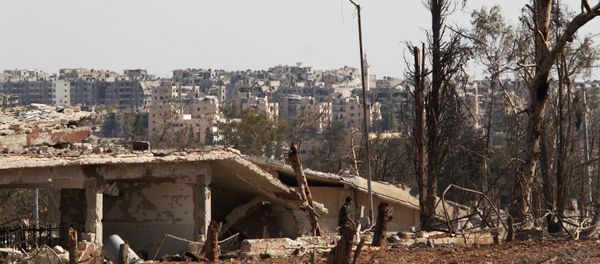 The territory of the military academies in Aleppo cleaned up by the Syrian army from terrorists. (File) The territory of the military academies in Aleppo cleaned up by the Syrian army from terrorists. (File) - Sputnik International