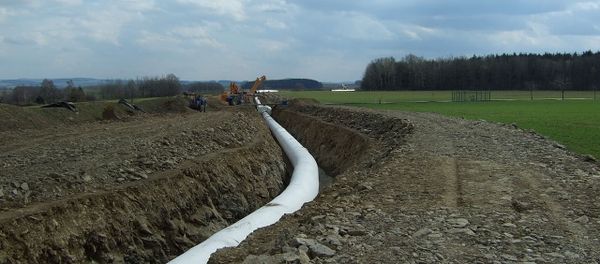Tubes of OPAL pipeline at the Juchhöh near Weißenborn. - Sputnik International