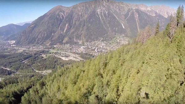 Eric Dossantos Chamonix Wingsuit Tree Line (crash) - Sputnik International