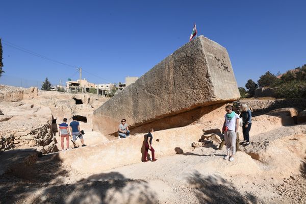 The Stone of the South — a megalithic stone lying in Baalbek, Lebanon The Stone of the South — a megalithic stone lying in Baalbek, Lebanon - Sputnik International