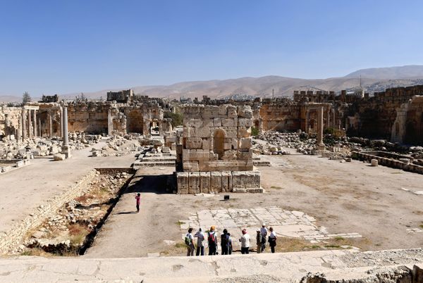 Remains of the Great Altar in the temple complex of Baalbek, Lebanon. Remains of the Great Altar in the temple complex of Baalbek, Lebanon. - Sputnik International