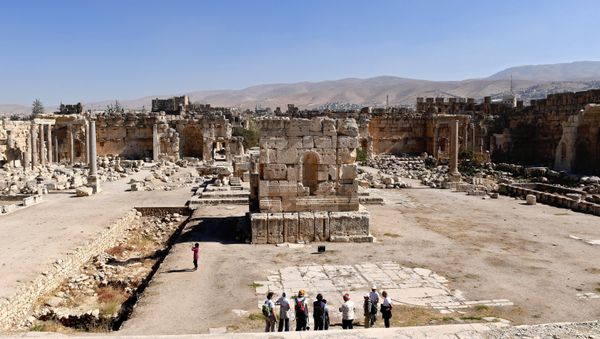 Remains of the Great Altar in a temple complex of Baalbek, Lebanon - Sputnik International