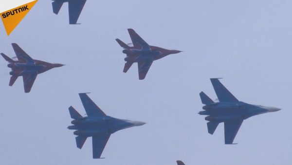 Russian Knights Perform At Airshow China - Sputnik International