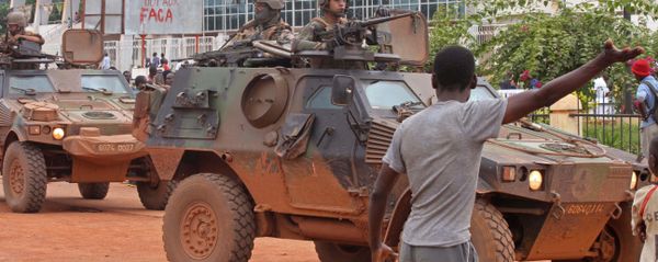 French peacekeeping soldiers patrol the city of Bangui, Central African Republic (File) French peacekeeping soldiers patrol the city of Bangui, Central African Republic (File) - Sputnik International