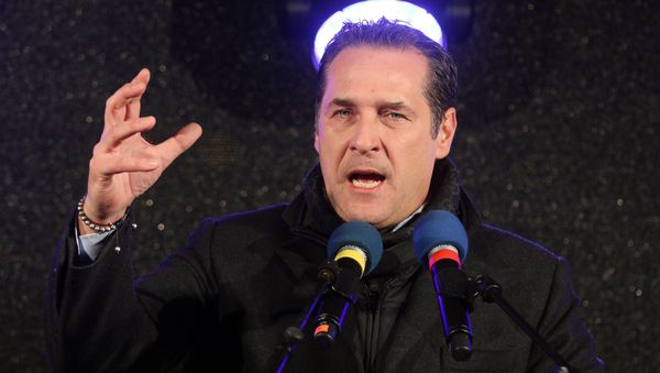 Heinz-Christian Strache head of Austria's Freedom Party (File) - Sputnik International