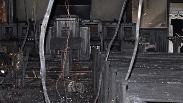 Inside Hopewell Missionary Baptist Church in Greenville Missippi - Sputnik International