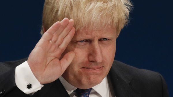 British Foreign Secretary Boris Johnson delivers a speech on the first day of the Conservative party annual conference at the International Convention Centre in Birmingham, central England, on October 2, 2016. - Sputnik International