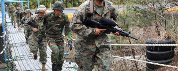 US and South Korean marines carrying out drills. File photo. US and South Korean marines carrying out drills. File photo. - Sputnik International