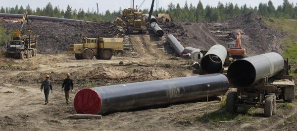 Construction gas pipeline. (File) - Sputnik International