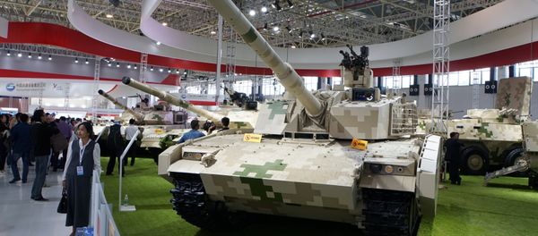 A VT5 lightweight main battle tank, built by China North Industries Corp (Norinco), is on display at Airshow China in Zhuhai, Guangdong province November 3, 2016 - Sputnik International