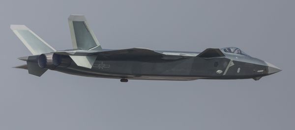 China unveils its J-20 stealth fighter during an air show in Zhuhai, Guangdong Province, China, November 1, 2016. China unveils its J-20 stealth fighter during an air show in Zhuhai, Guangdong Province, China, November 1, 2016. - Sputnik International