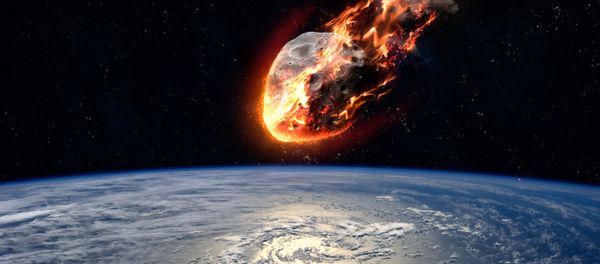 Meteor glowing as it enters the Earth's atmosphere. Elements of this image furnished by NASA. Meteor glowing as it enters the Earth's atmosphere. Elements of this image furnished by NASA. - Sputnik International